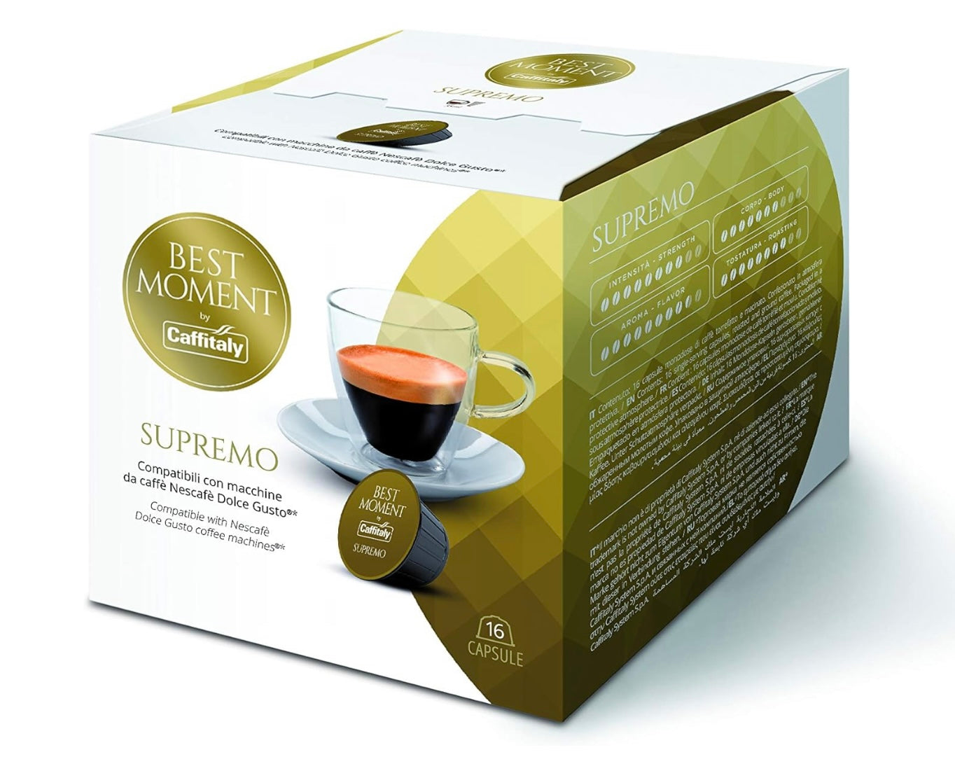 Capsules compatibles Dolce Gusto Supremo – 16