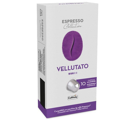 Capsules compatibles Nespresso Vellutato – 10